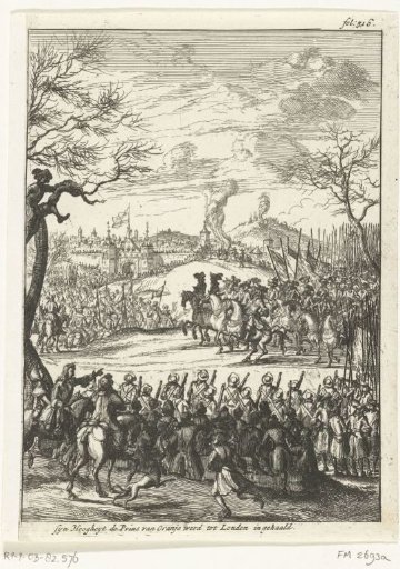 Entry of Prince William III into London, 1688