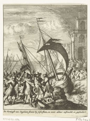 The Fleeing King James II is Arrested in Faversham, 1689