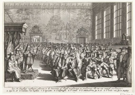William III Speaks at the Convention, 1689