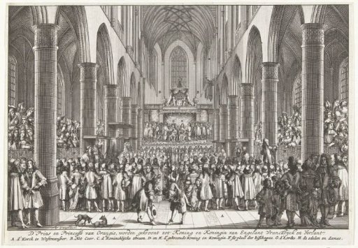The Coronation of the Prince and Princess as King and Queen of England, 1689
