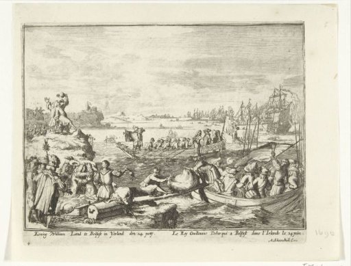 Landing of William III's Army at Belfast, 1690