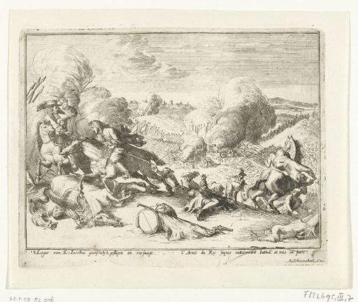 The Army of James II Defeated in the Battle of the Boyne, 1690