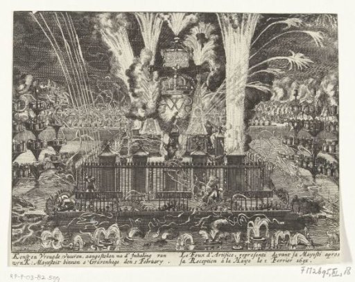 Fireworks in The Hague, 1691