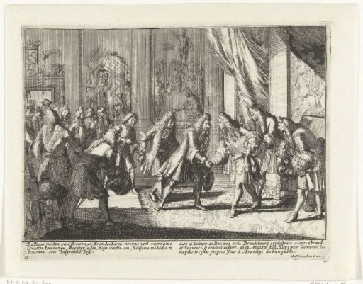 The Electors of Bavaria and Brandenburg visiting King William III, 1691