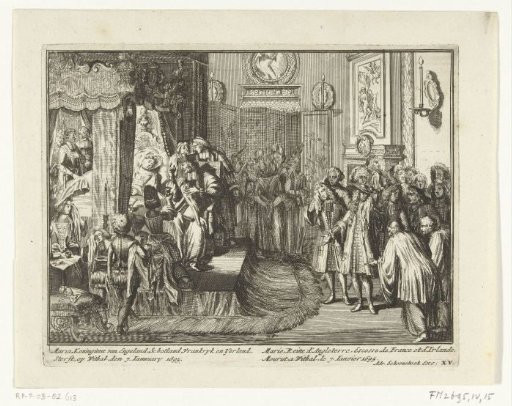 Deathbed of Queen Mary, 1695