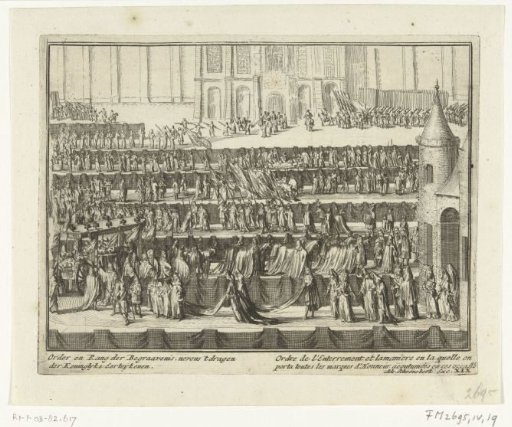 Funeral of Queen Mary II Stuart, 1695