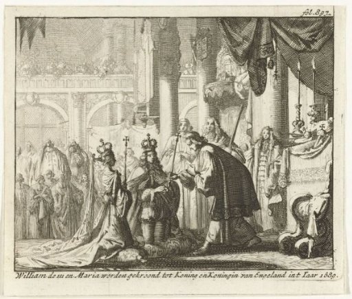 Coronation of William III and Mary II, 1689