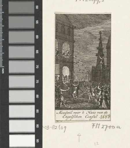 Disturbances at the house of the English consul in Amsterdam, 1688