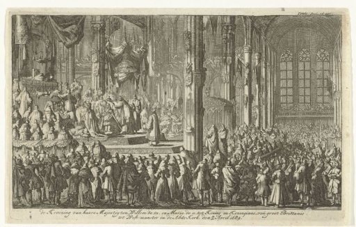 Coronation of William and Mary, 1689