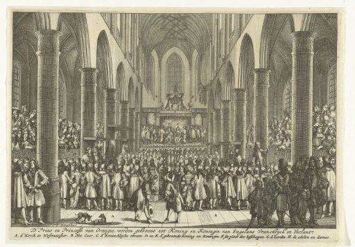 The Coronation of the Prince and Princess as King and Queen of England, 1689