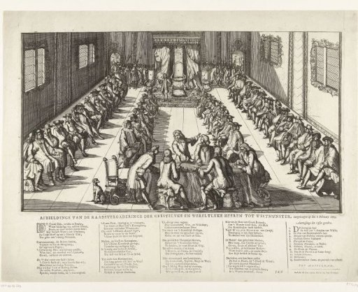 Session of the House of Lords during the Convention, 1689
