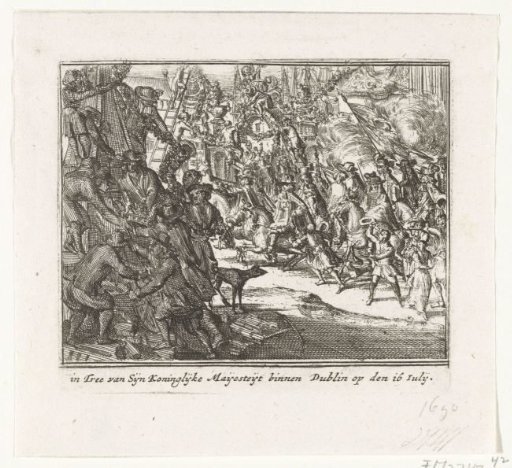 William III enters Dublin, 1690