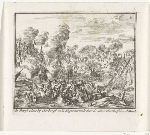 Battle of La Hogue, 1692