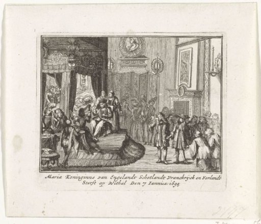 Death of Queen Mary II Stuart, 1695