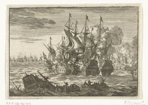The Battle at Beachy Head, 1690
