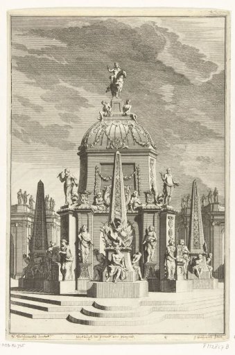 The Triumphal Arch at the Buitenhof, 1691