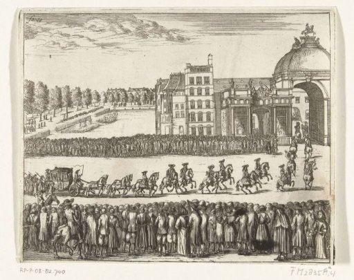 Entry of King William III into The Hague, 1691