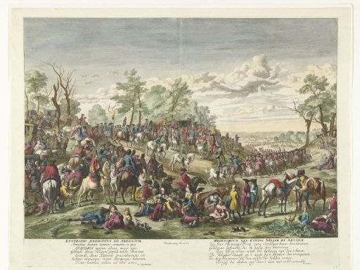 Inspection of the Troops by William III at Arnhem, 1691