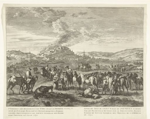 Breaking of the Siege of Coni by the French, 1691