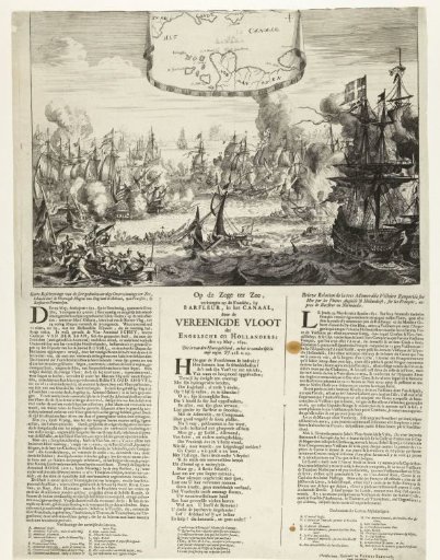 Naval Battle at Cape La Hogue, 1692