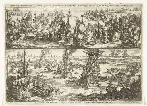 Naval Battle at Cape La Hogue, 1692