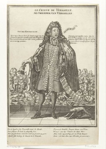 The Crier of Versailles, 1692