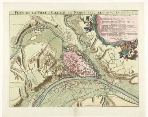 Plan of the City of Namur with the Castle, Besieged by the French Army, 1692