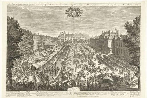 The Hague Fair with the Prince and Princess of Orange, 1686