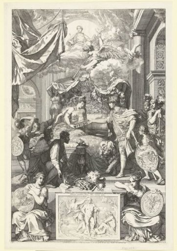 Allegory on the Restoration of the True Religion in England with the Arrival of the Prince of Orange, 1688