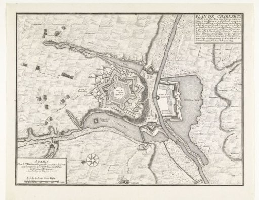 Map of Charleroi