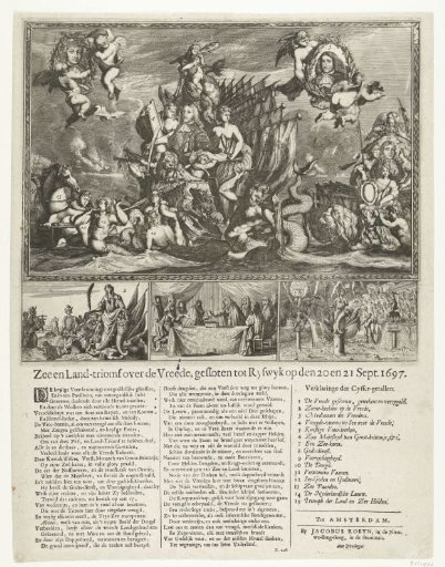Allegory on the Peace of Rijswijk, 1697