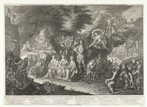 Allegory on King William III as the Bringer of Peace in Europe, 1697