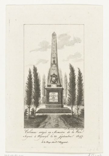 Memorial Column for the Peace of Rijswijk 1697