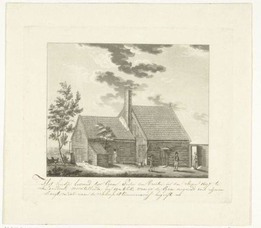 Tsar Peter's cottage in Zaandam, 1697