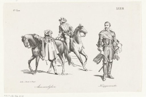 Clothing of Dutch men and women in the seventeenth century, plate XXXII