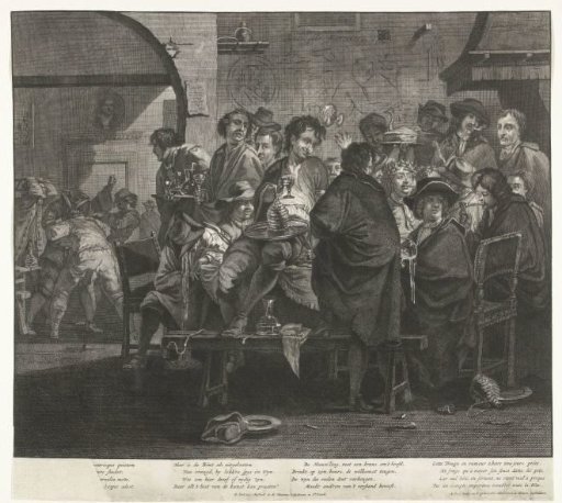 Feast of the Bentvueghels, ca. 1700