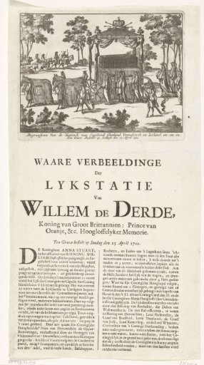 Funeral of King William III, 1702