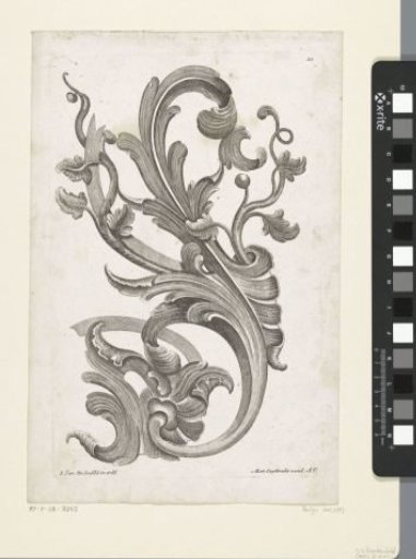 Wrought iron with floral motifs