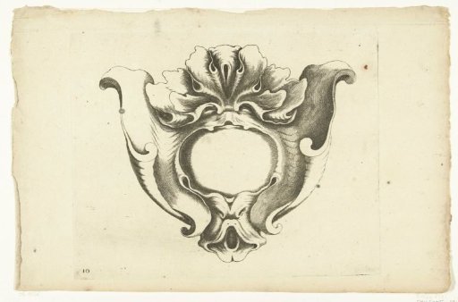 Head-shaped cartouche