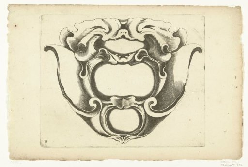 Head-shaped cartouche