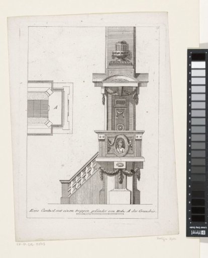 Pulpit with Christ wearing the crown of thorns