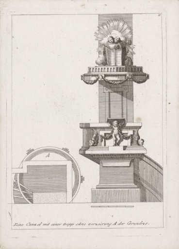 Pulpit with angels
