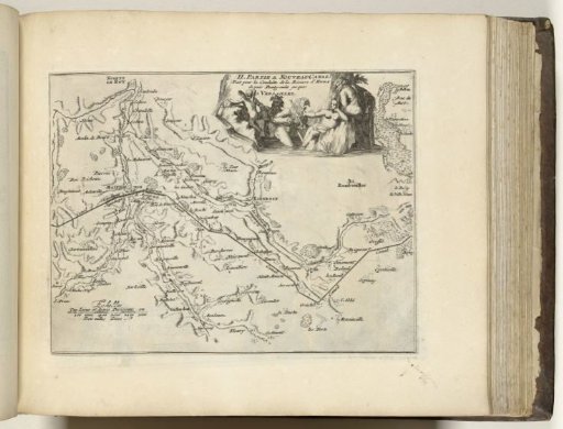 Map of the new canal from Pontgouin to Versailles (part II), ca. 1693-1696