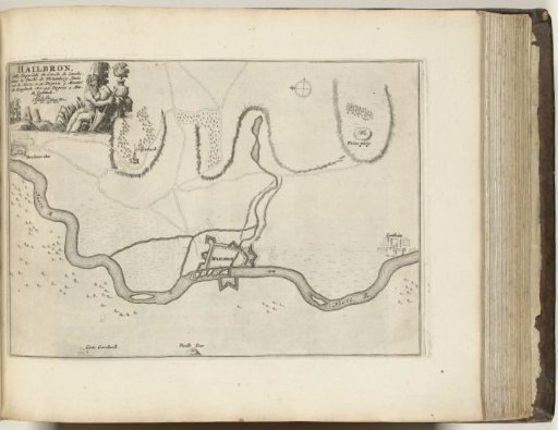 Map of Heilbronn, ca. 1693-1696