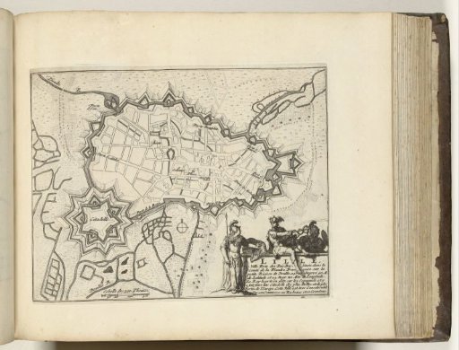 Map of Lille, ca. 1693-1696