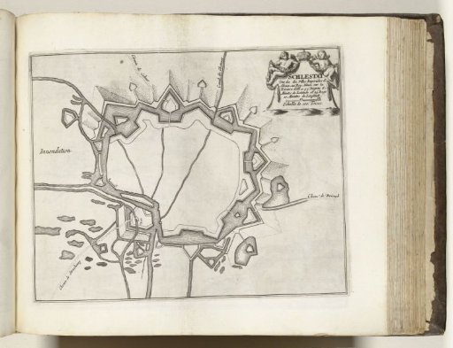 Plan of Schlettstadt, ca. 1693-1696