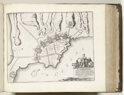 Plan of Gothenburg, ca. 1693-1696