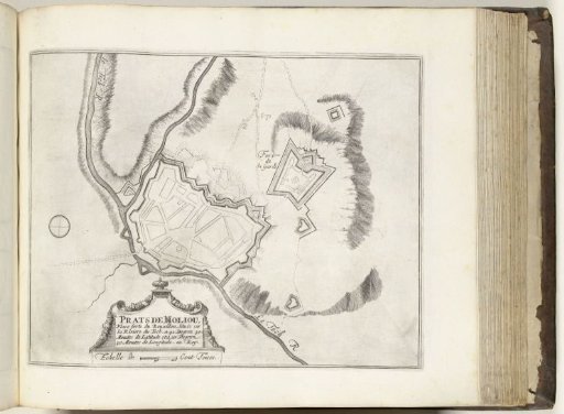 Plan of Prats-de-Mollo-la-Preste, ca. 1693-1696
