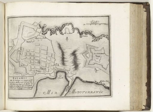 Plan of Palamos, 1694