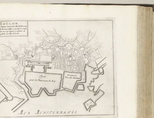 Plan of Toulon, ca. 1693-1696